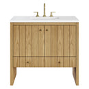 James Martin Hudson 36" Single Bathroom Vanity, Light Natural Oak