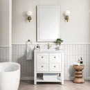 James Martin Breckenridge 30" Single Bathroom Vanity, Bright White