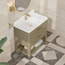 James Martin Lucian 36" Single Bathroom Vanity, Pebble Oak