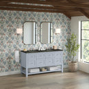 James Martin Breckenridge 60" Double Bathroom Vanity, Serenity Blue
