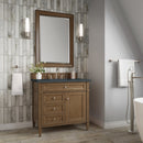 James Martin Brittany 36" Single Bathroom Vanity, Saddle Brown