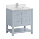 James Martin Breckenridge 30" Single Bathroom Vanity, Serenity Blue