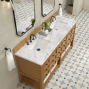 James Martin Malibu 72" Double Bathroom Vanity, Amber Birch
