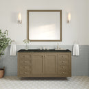 James Martin Chicago 60" Single Bathroom Vanity, Walnut Whisper