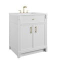 James Martin Bellshire 30" Single Bathroom Vanity, Bright White