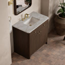 James Martin Gracyn 36" Single Bathroom Vanity, Sable