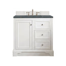 James Martin De Soto 36" Single Bathroom Vanity, Bright White