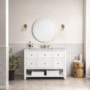 James Martin Breckenridge 48" Single Bathroom Vanity, Bright White