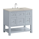 James Martin Breckenridge 36" Single Bathroom Vanity, Serenity Blue
