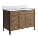 James Martin Brittany 48" Single Bathroom Vanity, Pecan