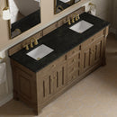James Martin Brookfield 72" Double Bathroom Vanity, Pecan