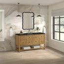 James Martin Breckenridge 60" Single Bathroom Vanity, Light Natural Oak