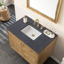 James Martin Laurent 36" Dual Mount Single Bathroom Vanity, Light Natural Oak