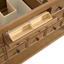 James Martin Malibu 60" Single Bathroom Vanity, Amber Birch