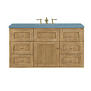 James Martin Laurent 48" Dual Mount Single Bathroom Vanity, Light Natural Oak