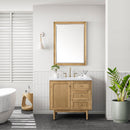 James Martin Laurent 36" Dual Mount Single Bathroom Vanity, Light Natural Oak
