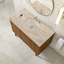 James Martin Laurent 48" Dual Mount Single Bathroom Vanity, Honey Oak