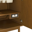 James Martin Laurent 30" Dual Mount Single Bathroom Vanity, Honey Oak