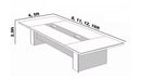 Hendley · Black Conference Room Table