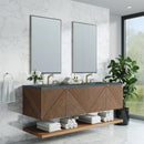James Martin Marcello 72" Floating Double Bathroom Vanity, Chestnut