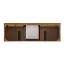 James Martin Lorelai 72" Double Bathroom Vanity, Mid-Century Walnut