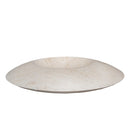 Light Travertine Natural Stone UFO Shape Sink Honed and Filled (D)21" (H)6"