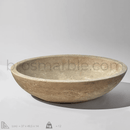 Mocha Travertine Vessel Sink