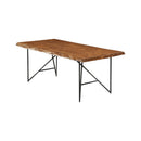 Live Edge Dining Table, Light Walnut