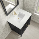 James Martin Myrrin 30" Single Bathroom Vanity, Carbon Oak