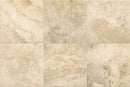 Frontier20 Travertine Cross Cut Country Classic L Shape Closure Corner Left Look Porcelain Moldings 12x24