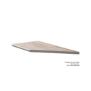 Frontier20 Limestone Coping & Stair Tread Corner Left Bullnose Look Porcelain Moldings 12x48