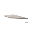 Frontier20 Star Grey Coping & Stair Tread Corner Left Quartz Look Porcelain Moldings 12x24
