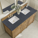 James Martin Lorelai 60" Double Bathroom Vanity, Light Natural Oak