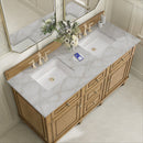 James Martin Lorelai 60" Double Bathroom Vanity, Light Natural Oak