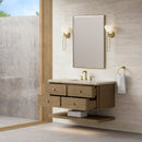 James Martin Allamari 48" Floating Single Bathroom Vanity, Dune Mist