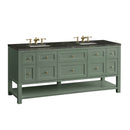 James Martin Breckenridge 72" Double Bathroom Vanity, Smokey Celadon