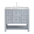 James Martin Breckenridge 36" Single Bathroom Vanity, Serenity Blue