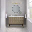 James Martin Emmeline 48" Single Bathroom Vanity, Pebble Oak