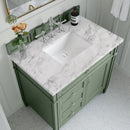 James Martin Brittany 36" Single Bathroom Vanity, Smokey Celadon