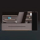 Velor · Modern Office Shelves w/ Lighting & Storage