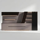 Velor · Modern Office Shelves w/ Lighting & Storage