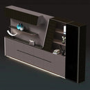Velor · Modern Office Shelves w/ Lighting & Storage