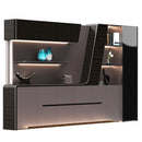 Velor · Modern Office Shelves w/ Lighting & Storage