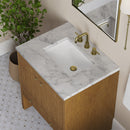 James Martin Hudson 30" Single Bathroom Vanity, Honey Oak