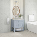 James Martin Breckenridge 30" Single Bathroom Vanity, Serenity Blue