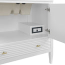 James Martin Myrrin 36" Single Bathroom Vanity, Bright White