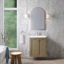 James Martin Chianti 24" Floating Single Bathroom Vanity, Walnut Whisper