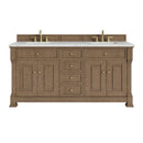James Martin Brookfield 72" Double Bathroom Vanity, Pecan
