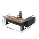 Patton · Executive Desk w/ Mobile Storage