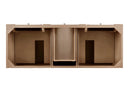 James Martin Bristol 60" Double Bathroom Vanity, Whitewashed Walnut